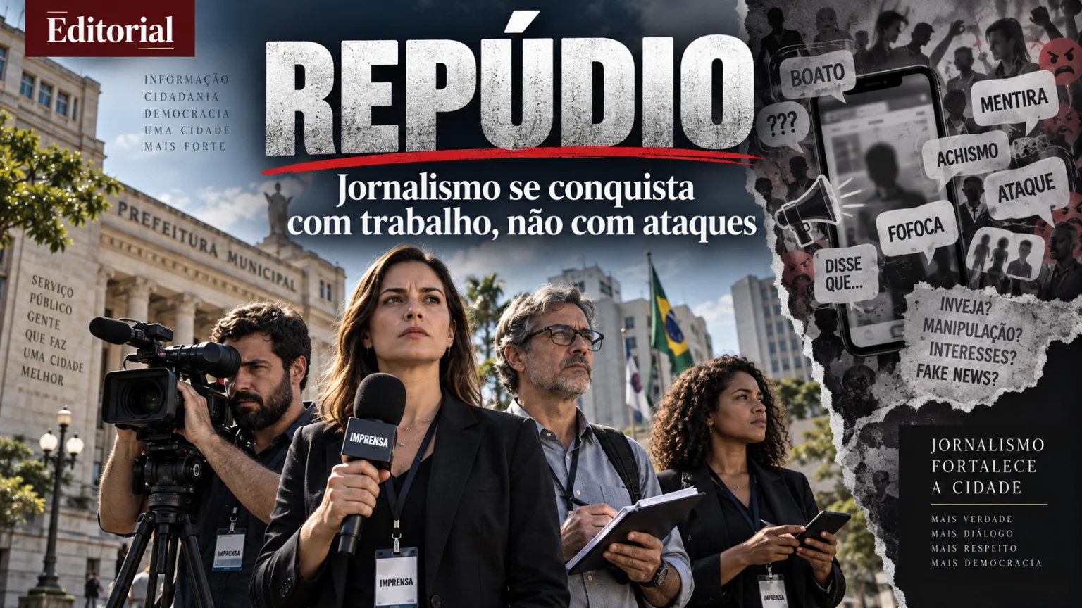Itapevi Notícias defende credibilidade do jornalismo em editorial contundente